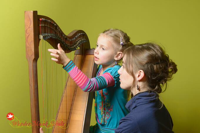 Instrumentalunterricht Harfe